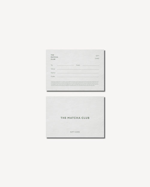 The Matcha Club Premium Gift Card The Matcha Club