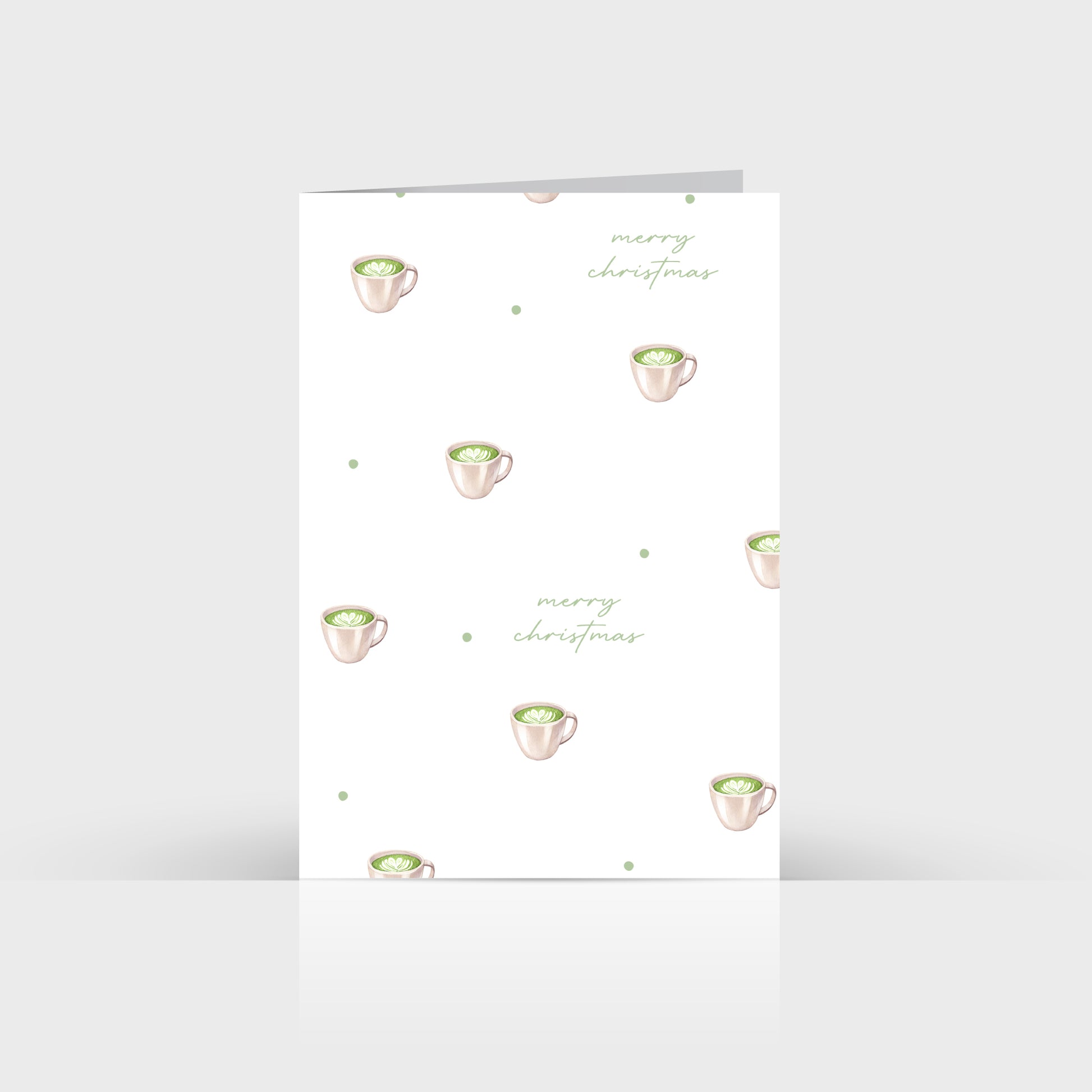 Merry Christmas – A6 Greeting Card The Matcha Club